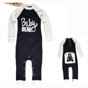 Lazy One 12 Months Unisex Baby Bear Boy Onesie Coveralls Back Flapjack Cotton
